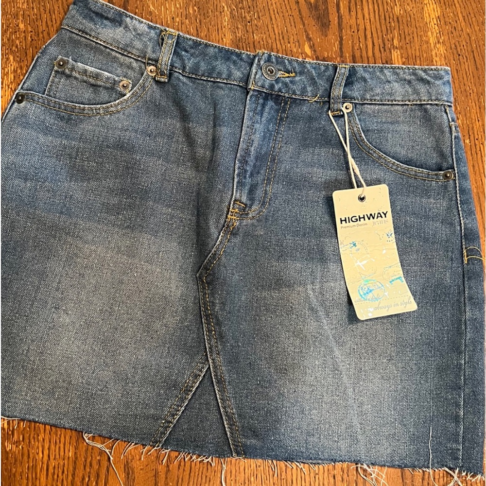 NWT denim skirt